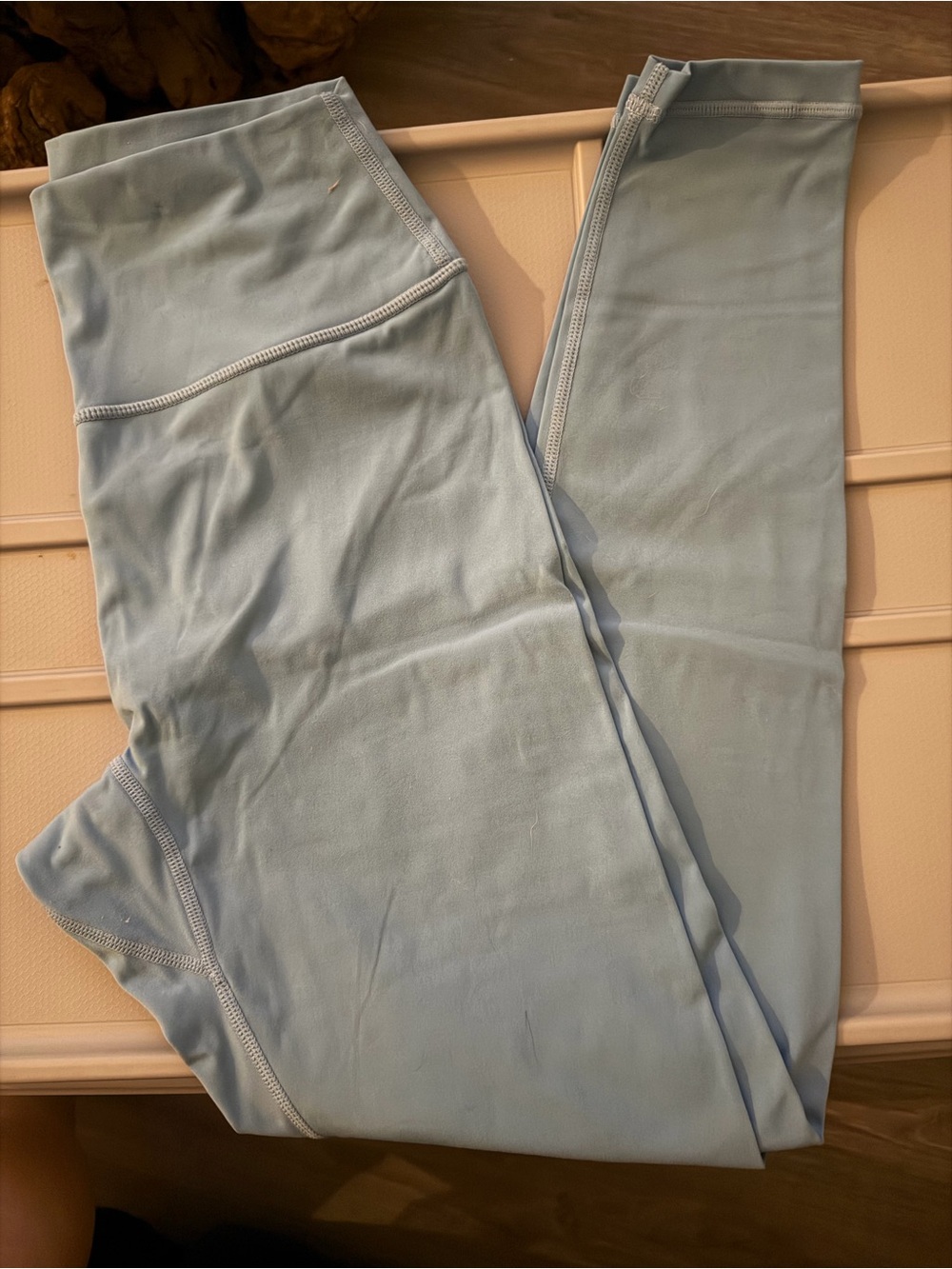 Buffbunny High Waisted Dusty Blue Women’s Leggings Size Medium VGUC